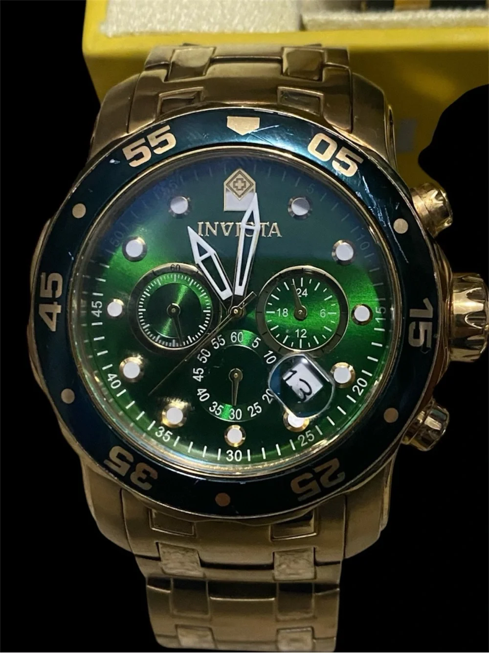Set of 3 Men's Invicta Chronograph Watches